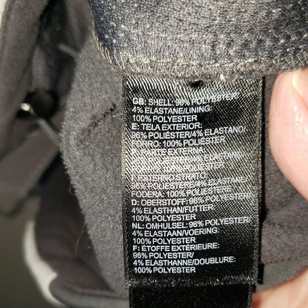 The North Face Men's Gray and Off White Bionic Performance Jacket L